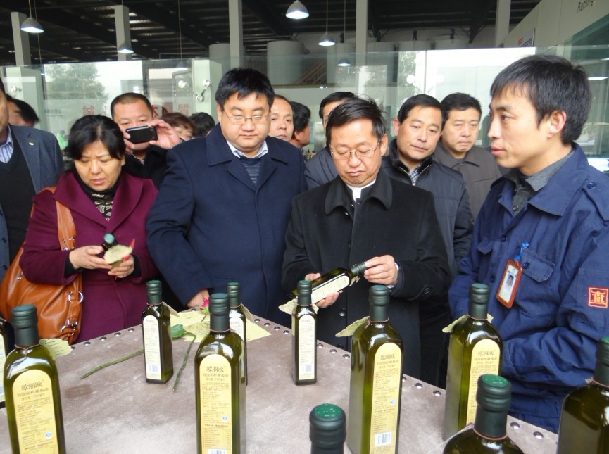 山西省太谷縣黨政代表團(tuán)參觀燕莊企業(yè)
